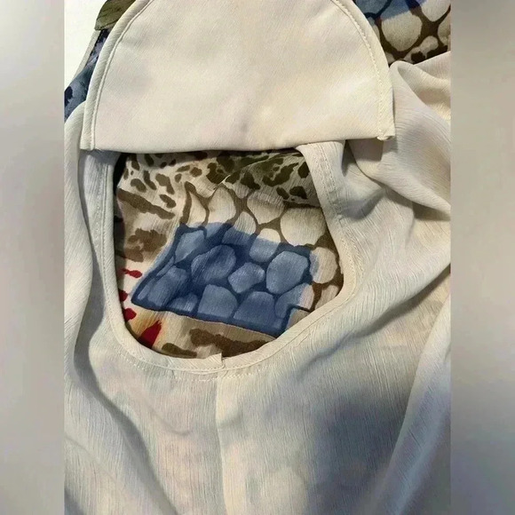 Alfred Dunner Women Zip-Up Lightweight Summer Jacket Artsy Bohemian Plus Size 16 - Picture 10 of 13